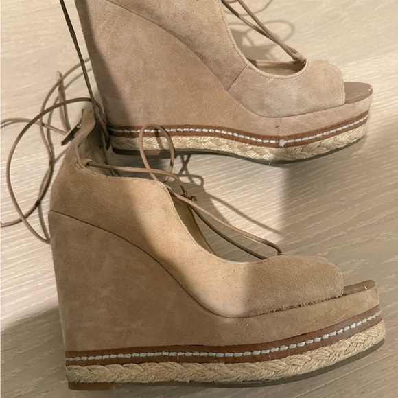 Sam Edelman Harriet Lace up Wedges - Picture 5 of 9
